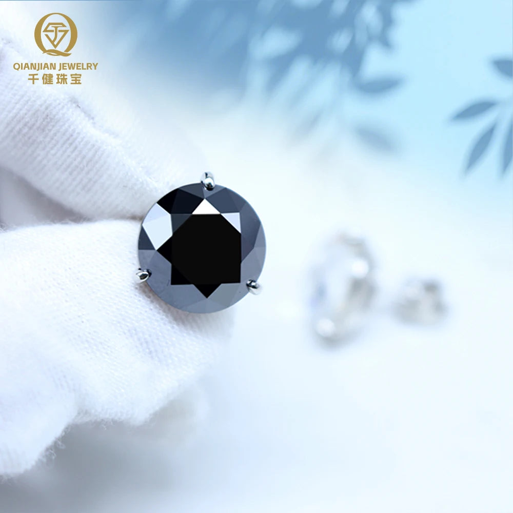 Colorful Moissanite Gemstone High Quality Round VVS Moissanite Diamond GRA Wholesale Loose Moissanite for Jewelry Making